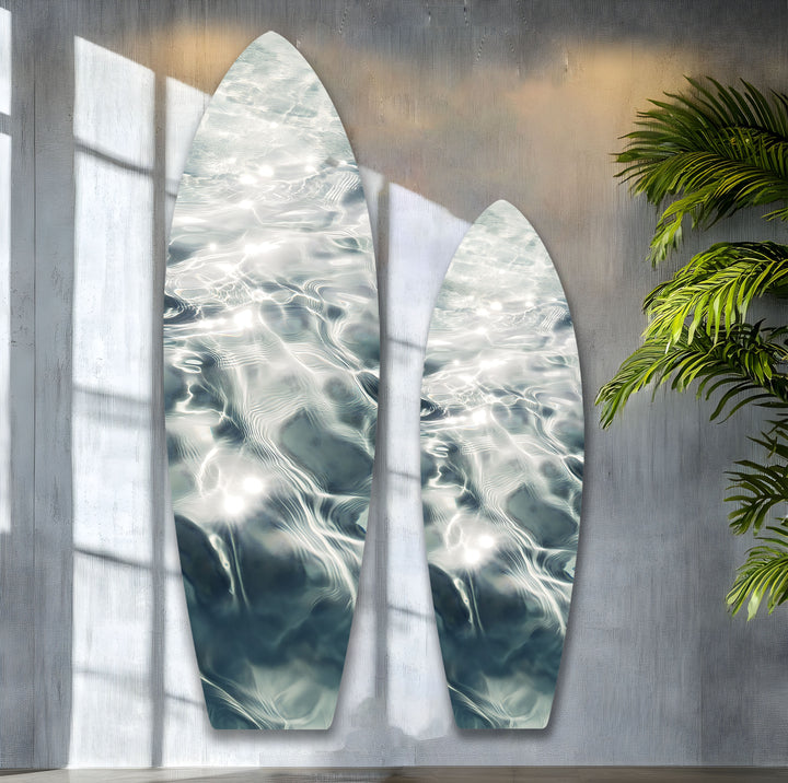 Reflections Surfboard Wandkunst 