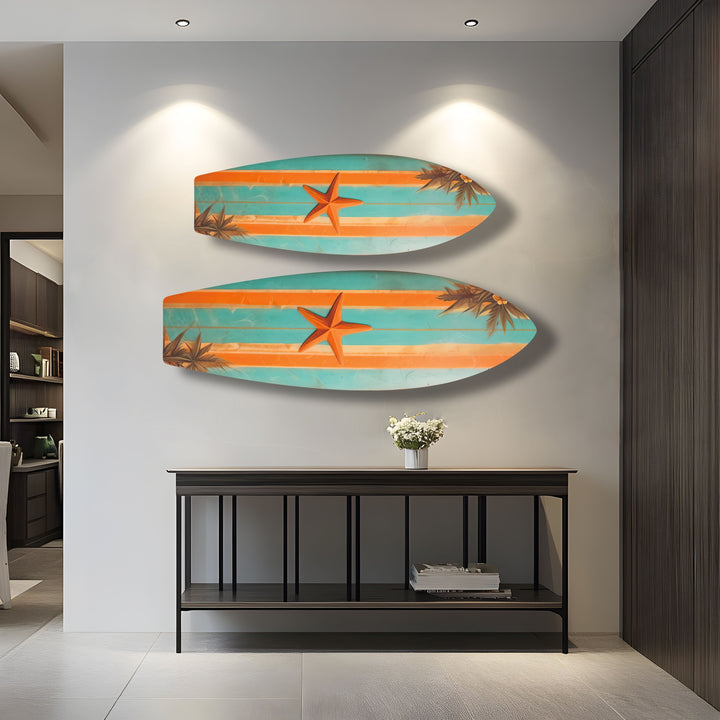 Sea Star Surfbrett Wandkunst