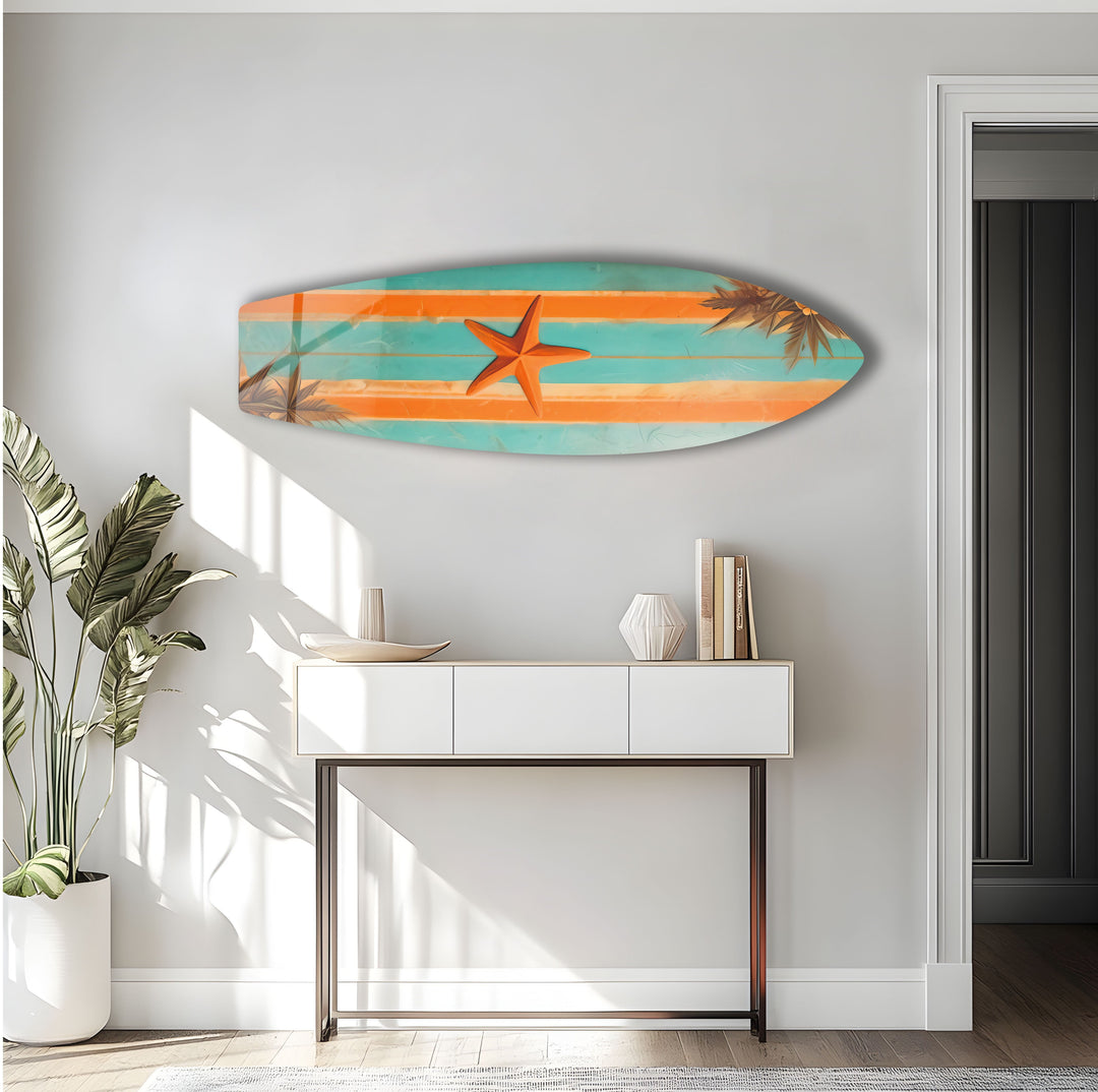 Sea Star Surfbrett Wandkunst