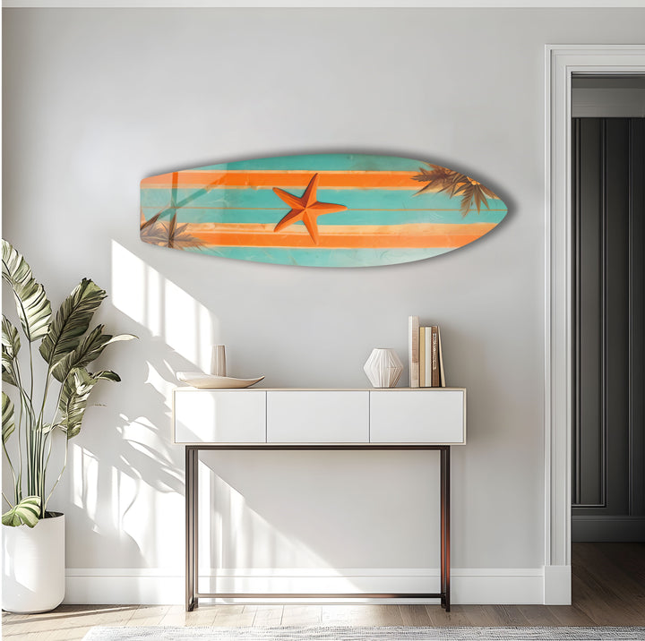 Sea Star Surfbrett Wandkunst