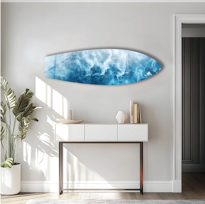Ocean Mist Surfbrett Wandkunst 
