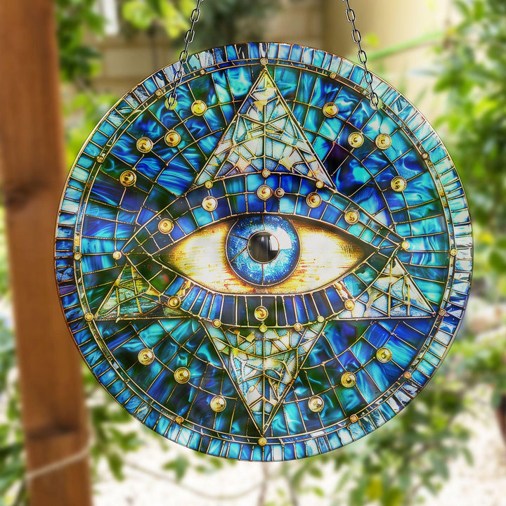Blue Eye Suncatcher Decor Transform Windows with Suncatchers | Myphotostation
