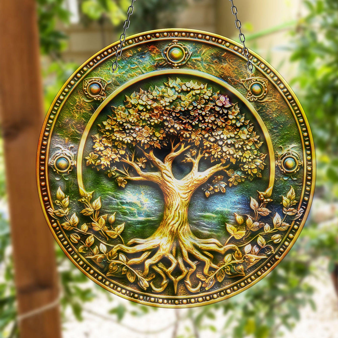 Metal Life of tree Suncatcher Perfect Gift | Myphotostation
