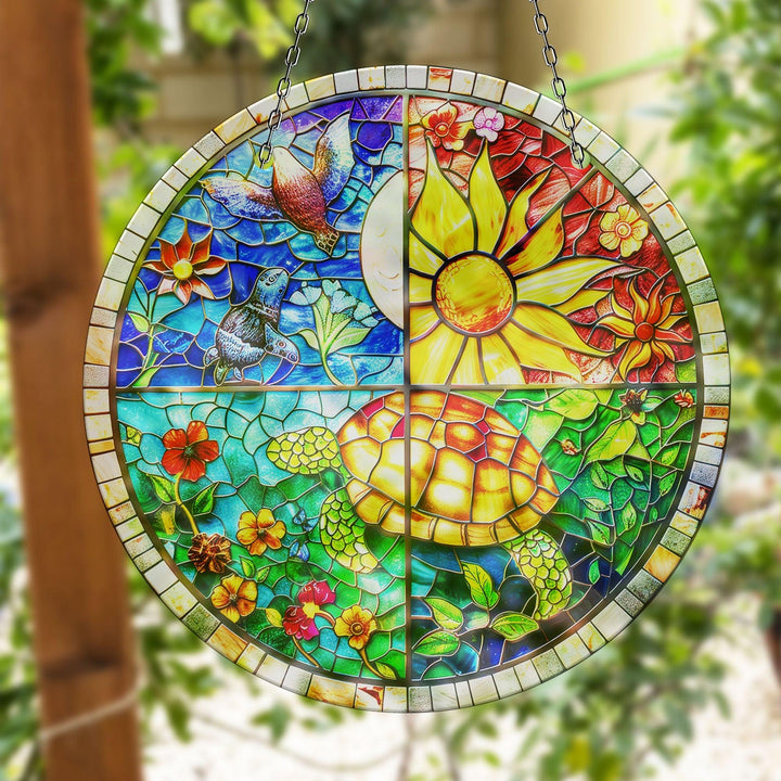 Sea Turtle Suncatcher Moon Suncatchers | Myphotostation
