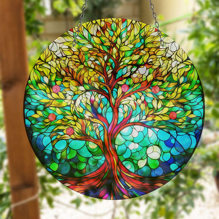 Life of tree Green Suncatcher Sun Catchers | Myphotostation
