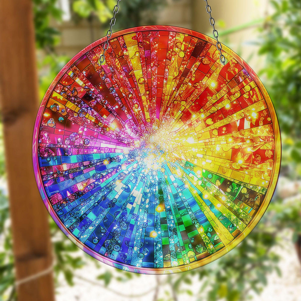 Color Bomb Suncatcher Sun Catcher for Window | Myphotostation

