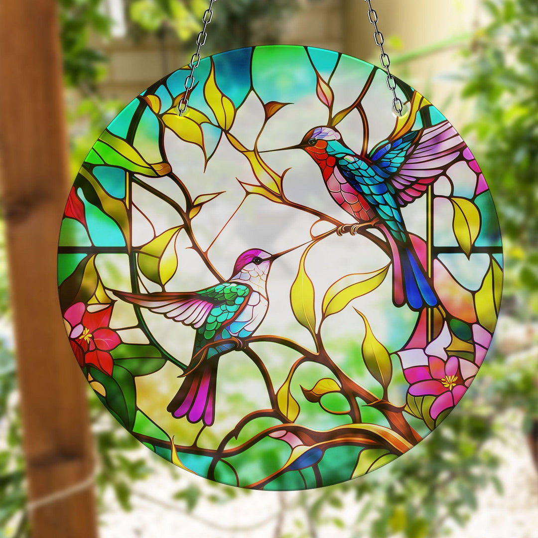 Vivid Colored Birds Suncatcher Sun Catcher for Window | Myphotostation
