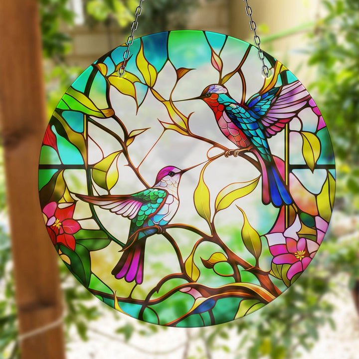 Vivid Colored Birds Suncatcher Sun Catcher for Window | Myphotostation
