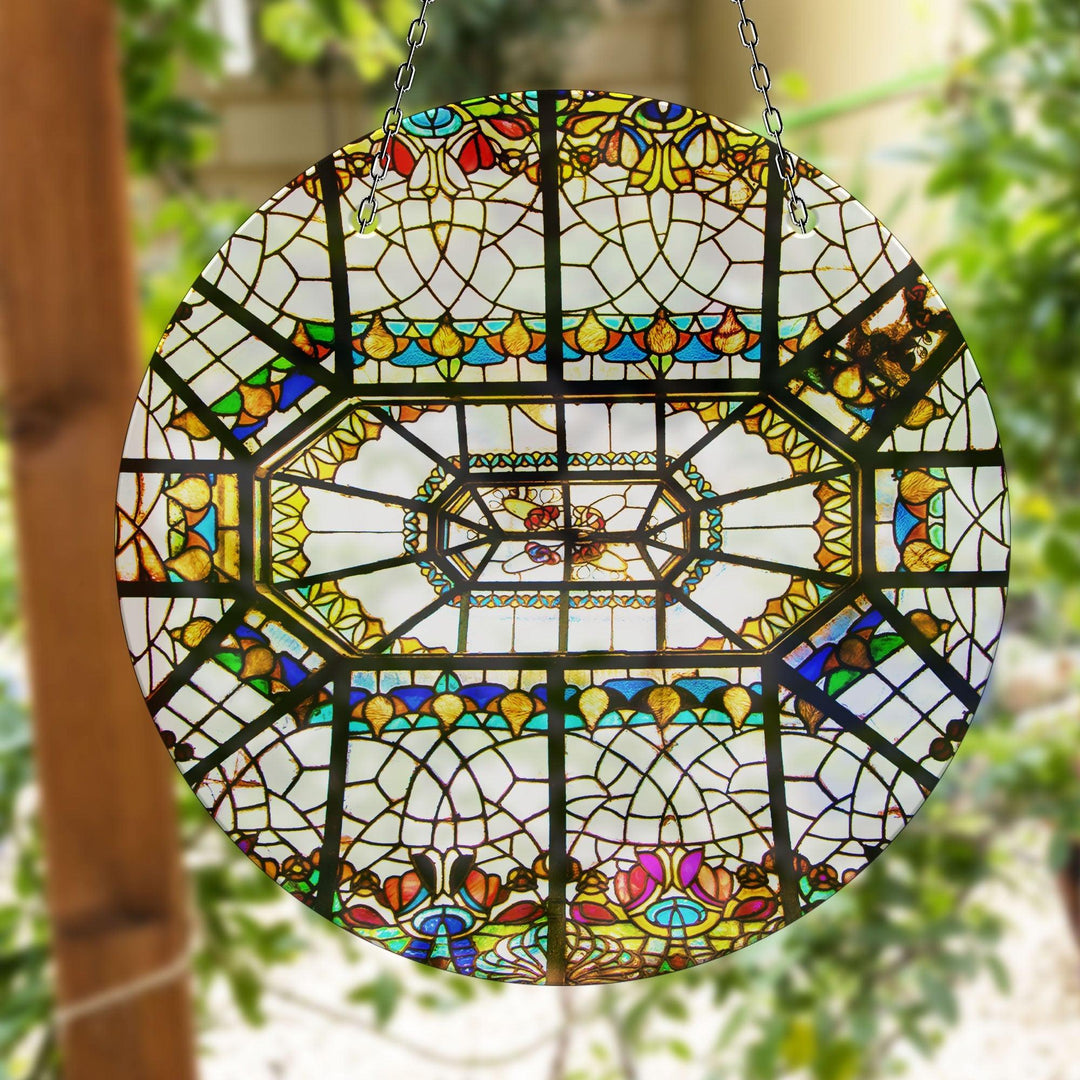 Stained Design Suncatcher            Brighten Windows | Myphotostation
