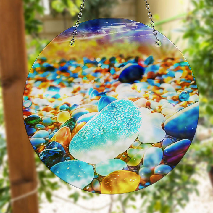 Zen Spa Stones Suncatcher Glass Suncatchers | Myphotostation
