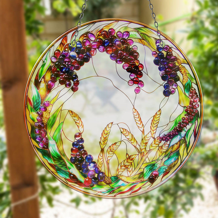 Colorful Grapes Stained  Unique Stained Glass Suncatchers | Myphotostation
Suncatcher 