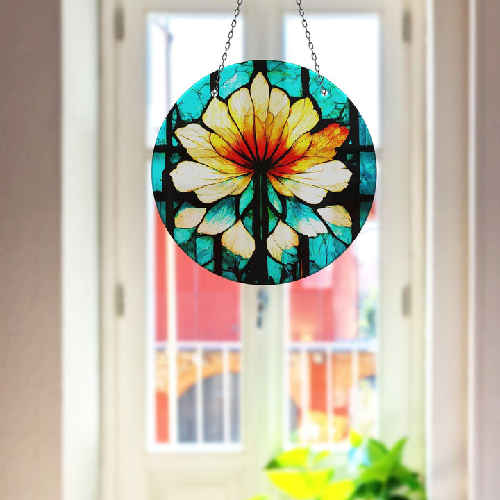 Green & Orange Suncatcher Decor Glass Suncatchers | Myphotostation
