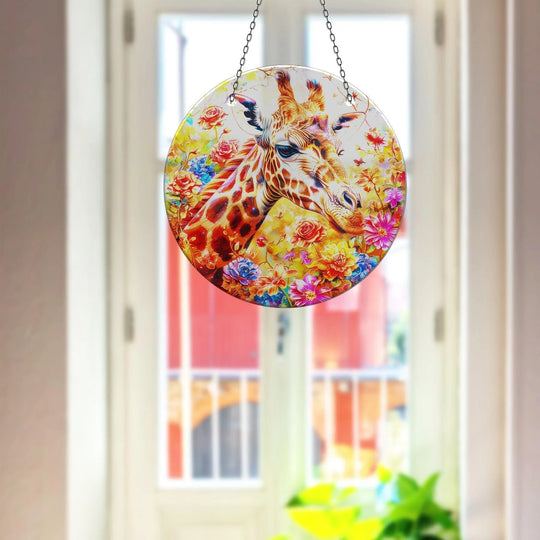 Giraffe Suncatcher Decor Sun Catchers | Myphotostation
