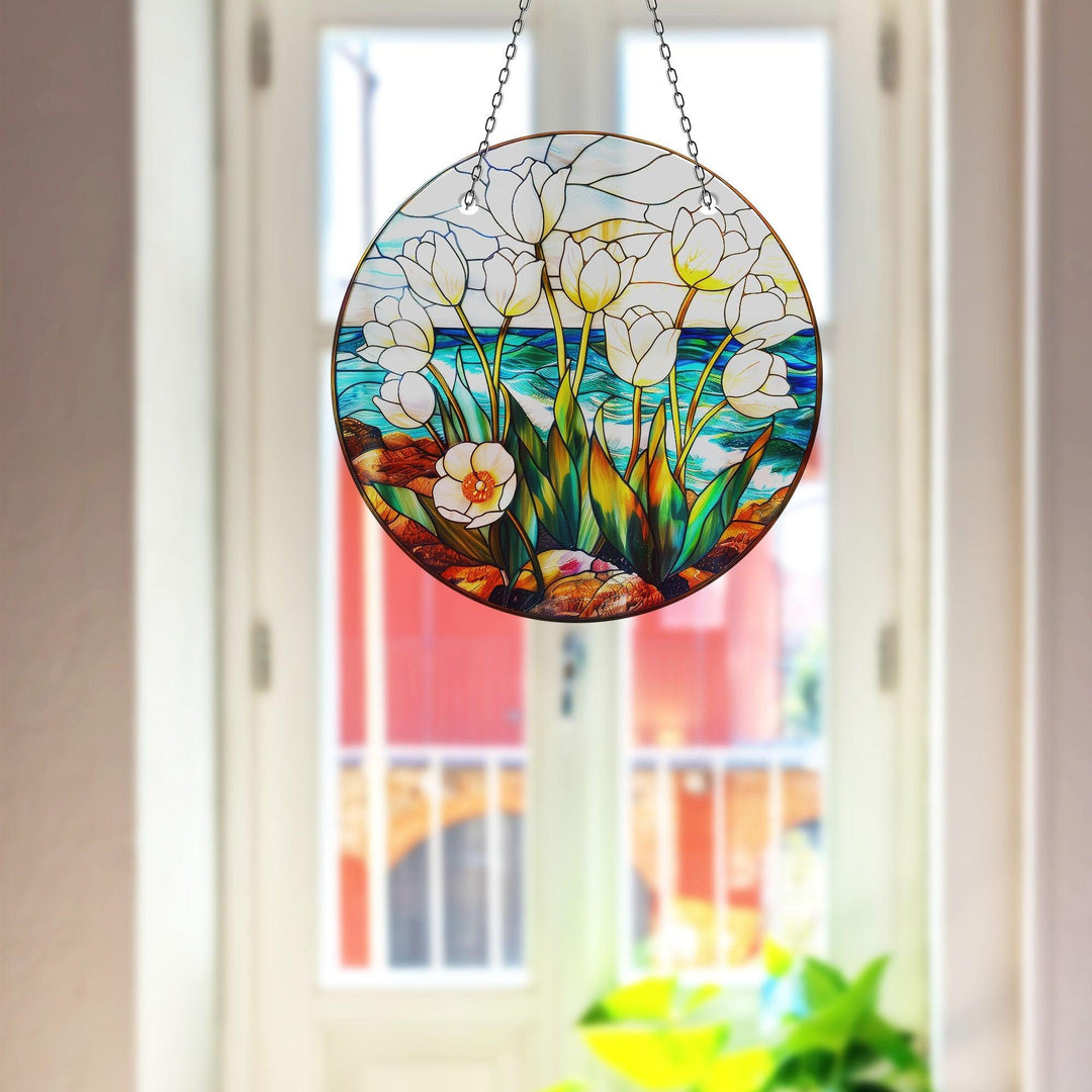 White Roses Suncatcher Sun Catchers | Myphotostation

