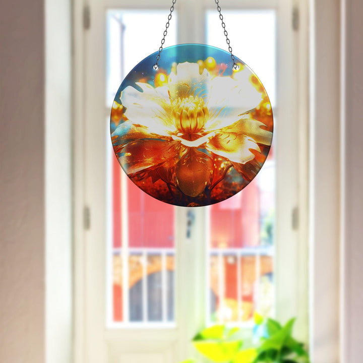 Shiny Colored Stained Suncatcher Vibrant Stained Glass Suncatchers for Windows | Myphotostation
