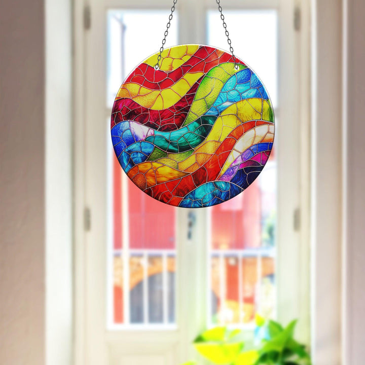Colored Stained Decor Suncatcher Beautiful Home Decor | Myphotostation

