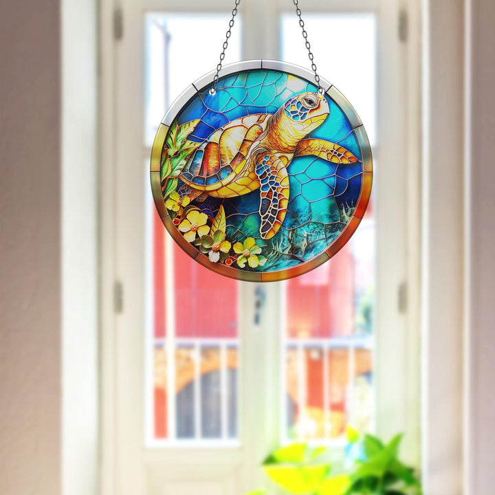 Seaturtle Suncatcher Decor Beautiful Home Decor | Myphotostation
