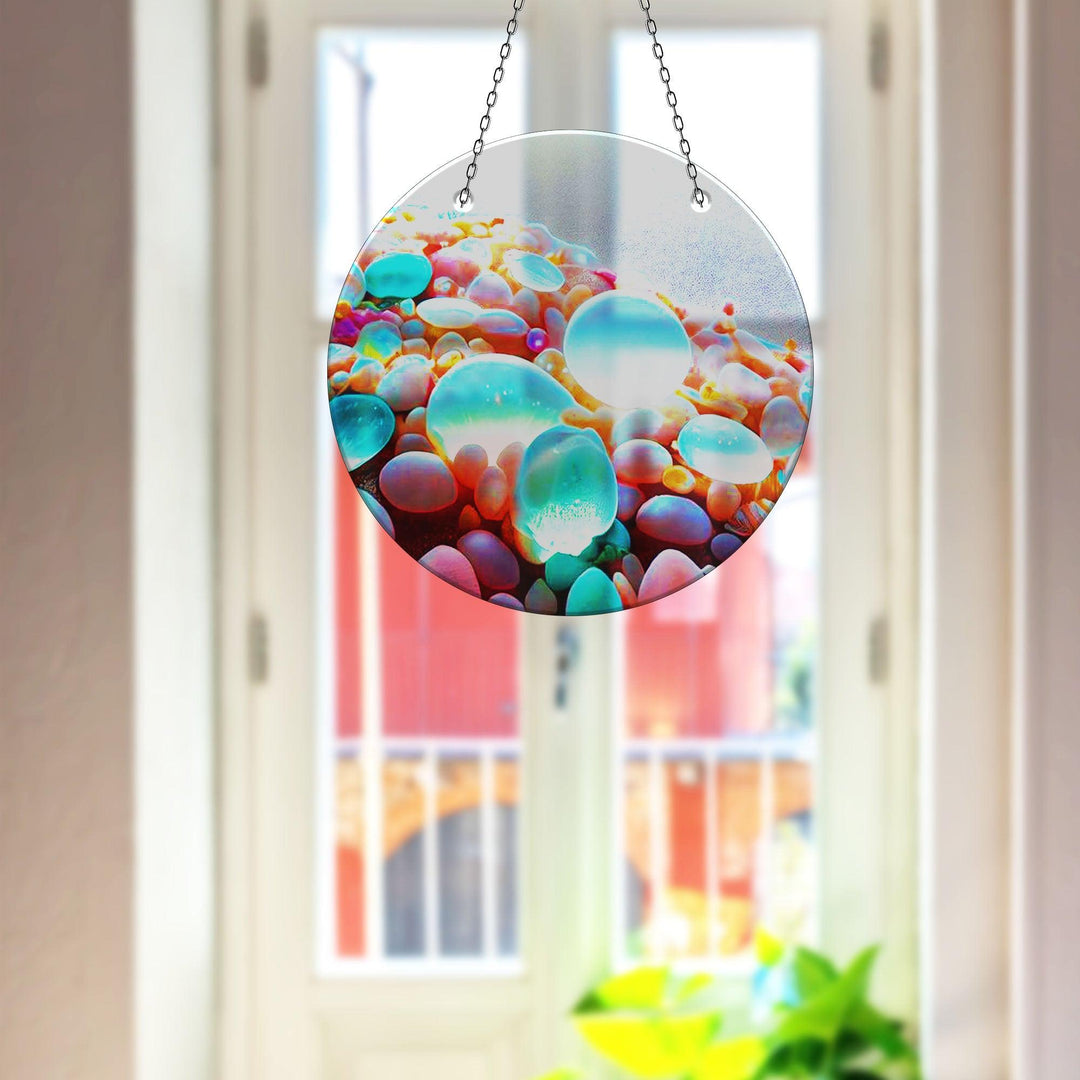Blue Zen Spa Stone Suncatcher Beautiful Home Decor | Myphotostation
