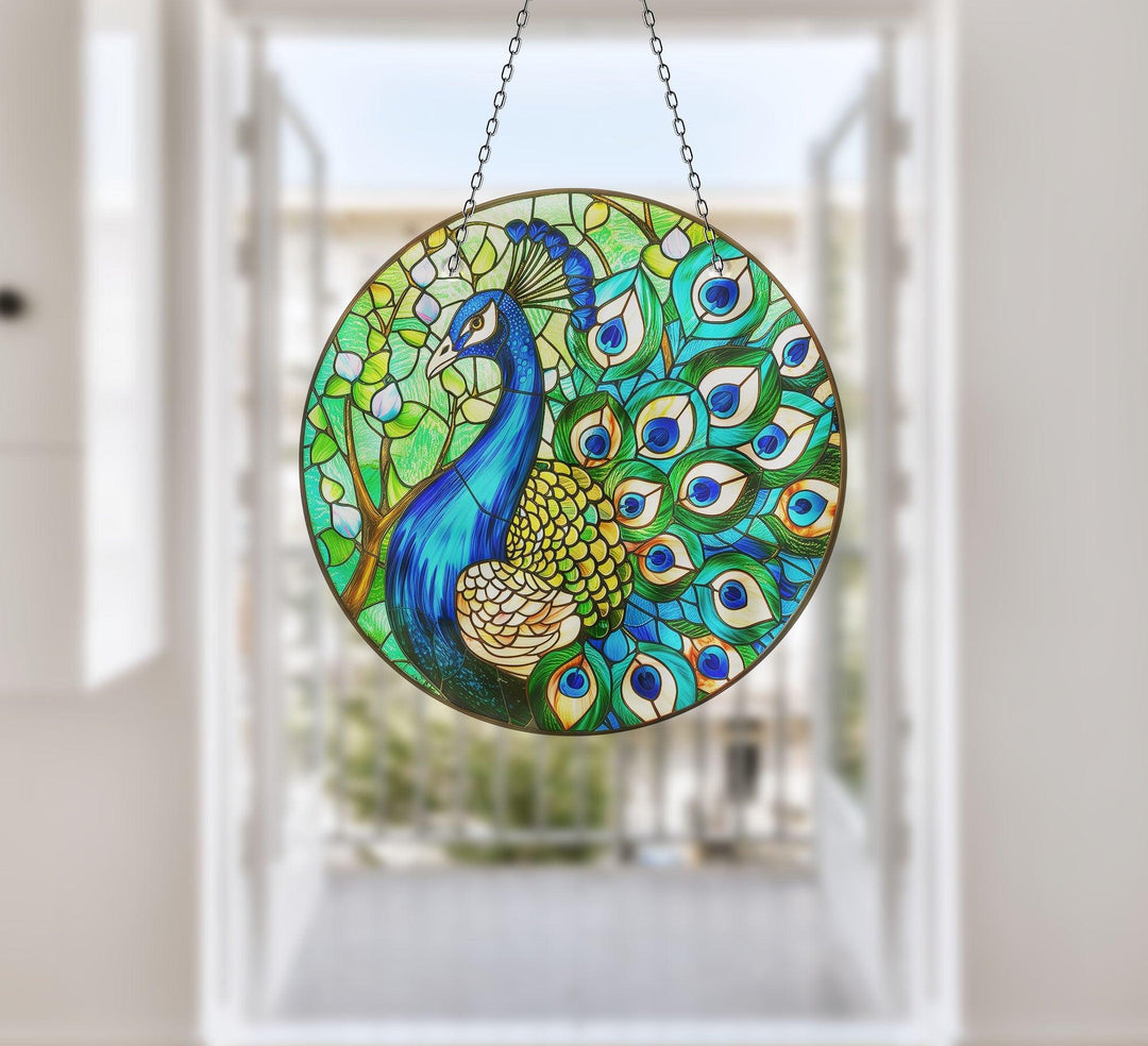 Sparrowhawk Suncatcher Decor Unique Stained Glass Suncatchers | Myphotostation

