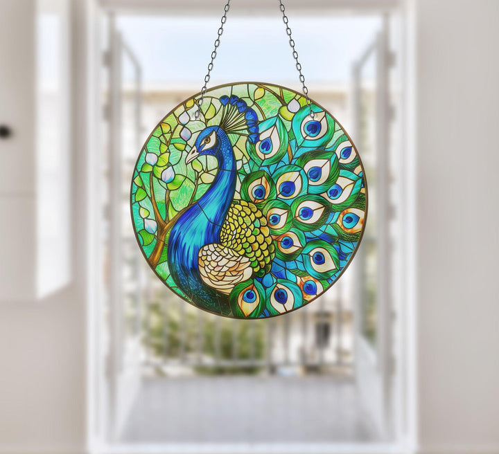 Sparrowhawk Suncatcher Decor Unique Stained Glass Suncatchers | Myphotostation
