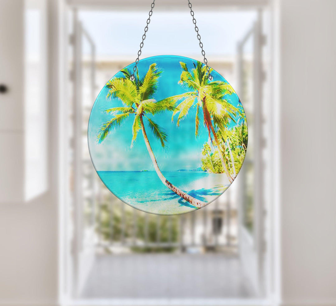 Palm Tree Tropical Suncatcher Sun Sun Catchers | Myphotostation

