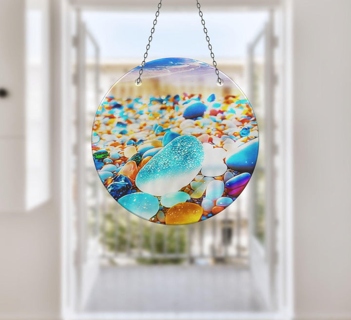 Zen Spa Stones Suncatcher Moon Suncatchers | Myphotostation
