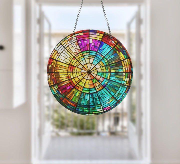 Colorful Stained Suncatcher  Brighten Windows | Myphotostation
