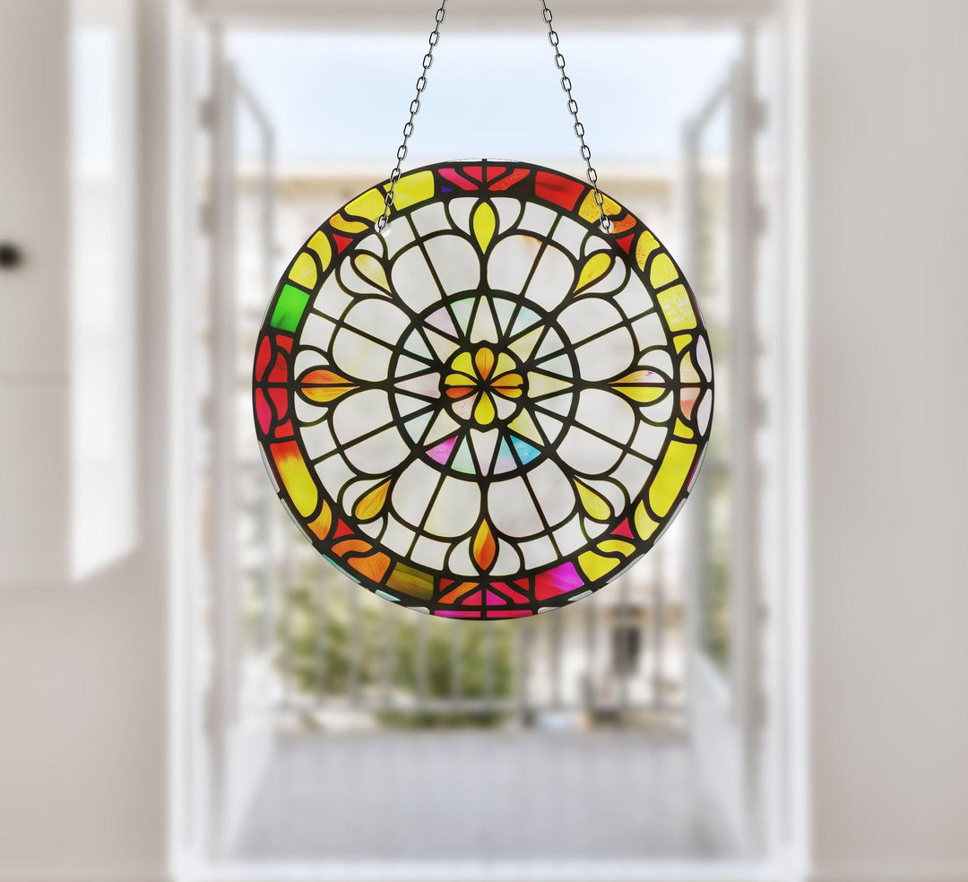 Stained Design Suncatcher Decor Perfect Gift | Myphotostation
