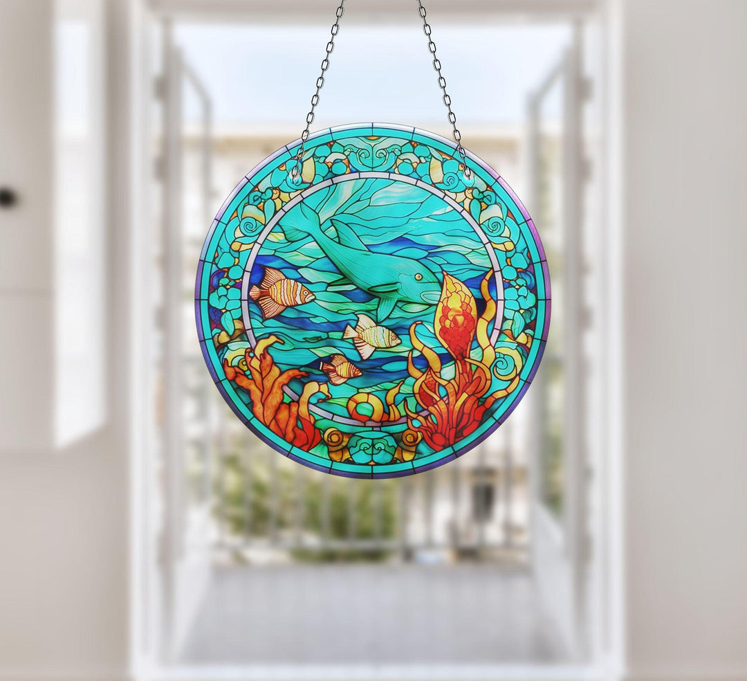 Fish Stained Suncatcher  Brighten Windows | Myphotostation
