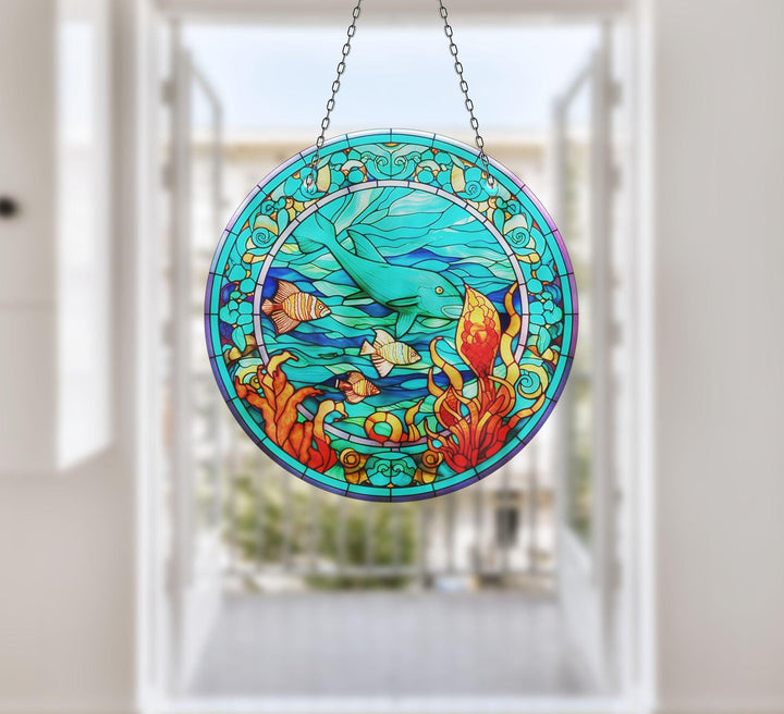 Fish Stained Suncatcher  Brighten Windows | Myphotostation
