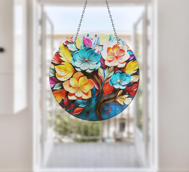 Vivid Botanical Suncatcher Colorful Sun | Myphotostation 
