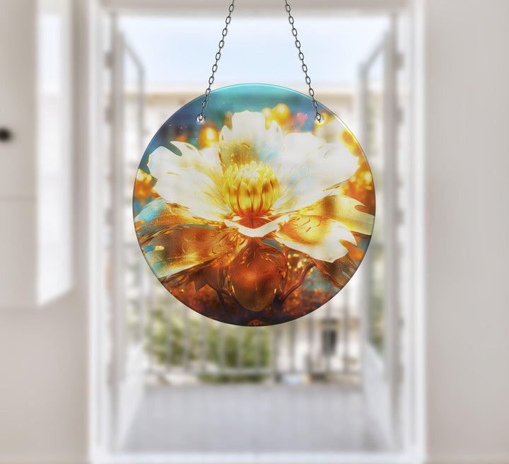 Shiny Colored Stained Suncatcher Add Color with Stained Glass Suncatchers for Home | Myphotostation
