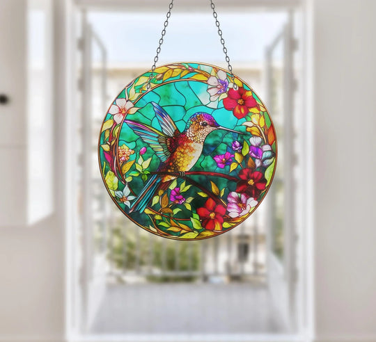 Stained Birds Suncatcher Decor Sun Catchers | Myphotostation
