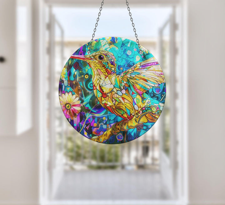 Stanied Yellow Birds Suncatcher Glass Suncatchers | Myphotostation

