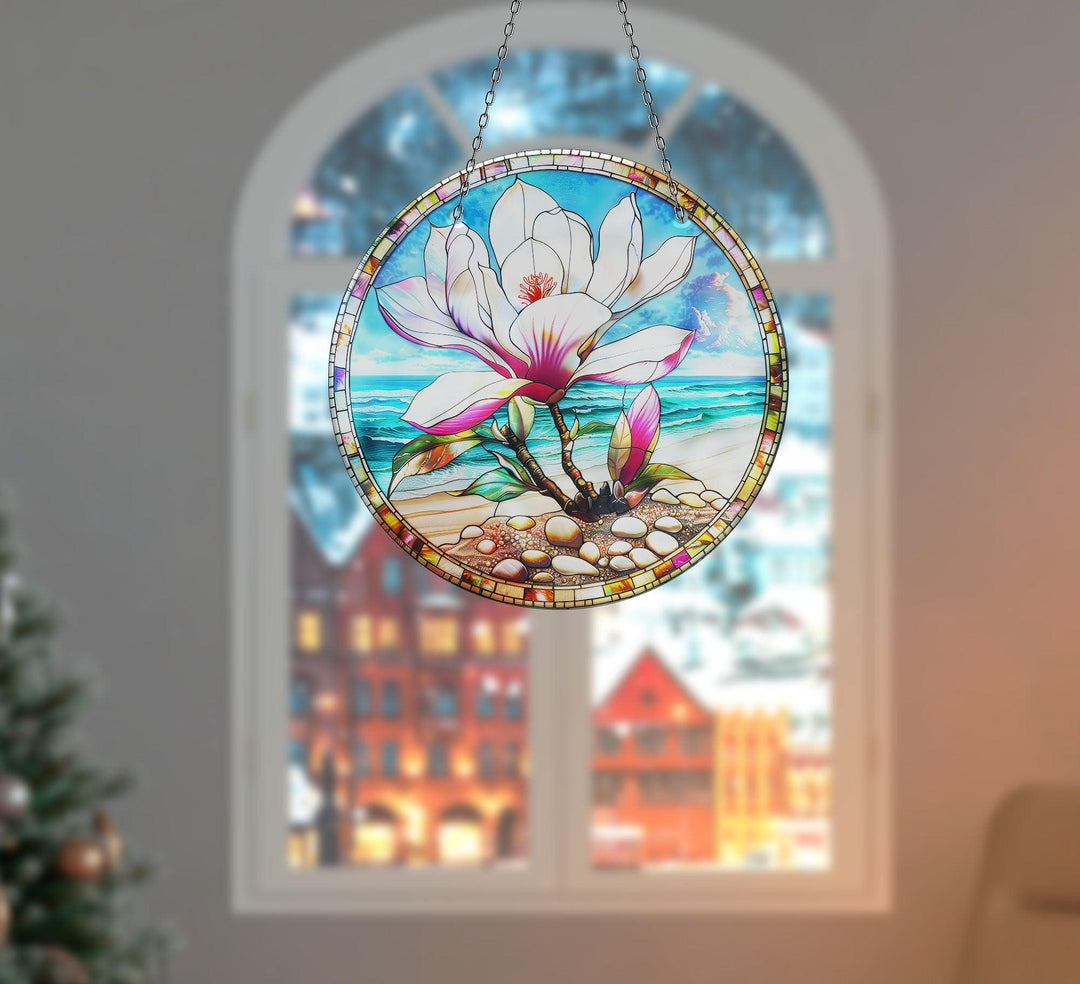 Lotus Art Suncatcher Decor Sun Catchers | Myphotostation
