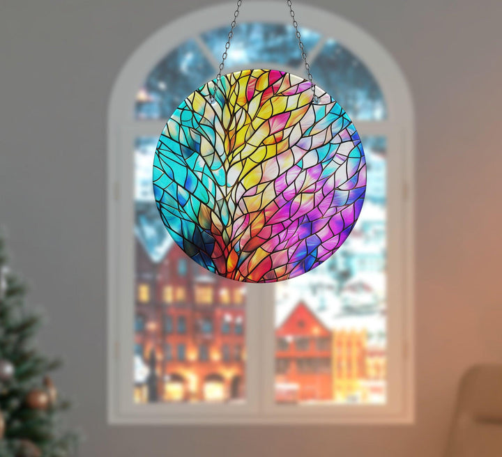 Yellow & Blue and Pink Suncatcher Beautiful Home Decor | Myphotostation
