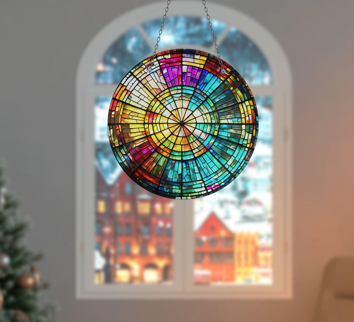 Colorful Stained Suncatcher Stained Glass Suncatchers | Myphotostation
