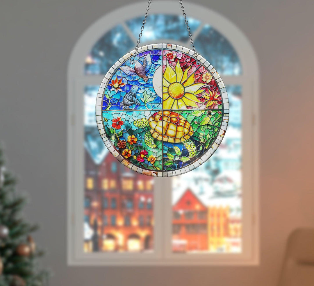 Sea Turtle Suncatcher Sun Catcher for Window | Myphotostation
