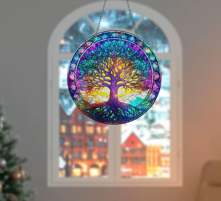 Purple Abstract Suncatcher Sun Catchers | Myphotostation
