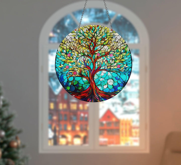 Life of tree Green Suncatcher  Brighten Windows | Myphotostation
