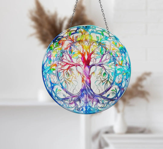 Turquoise Life of tree Suncatcher Sun Catchers | Myphotostation
