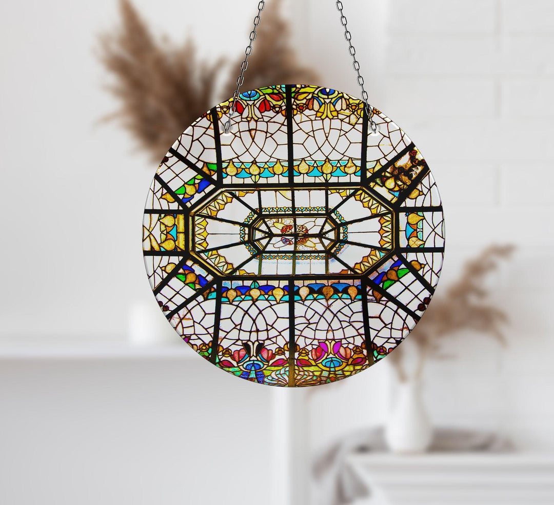 Stained Design Suncatcher Moon Suncatchers | Myphotostation
