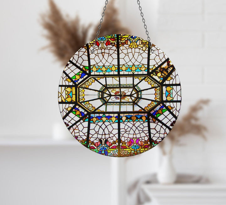 Stained Design Suncatcher Moon Suncatchers | Myphotostation

