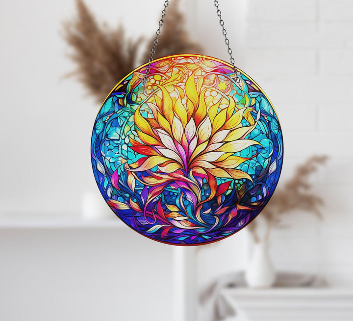 Flower Botanical Suncatcher Decor Beautiful Home Decor | Myphotostation
