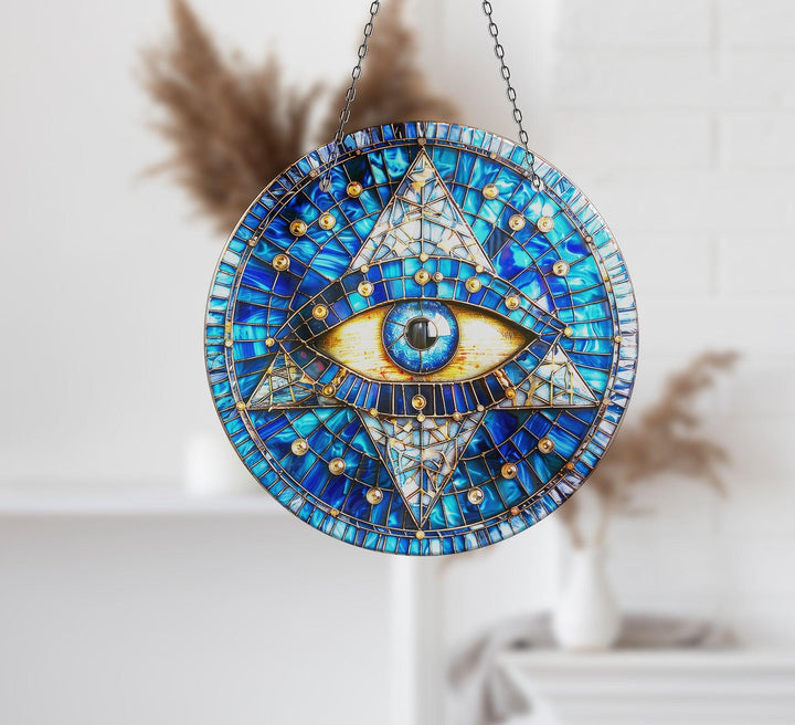 Blue Eye Suncatcher Decor Sun Catcher for Window | Myphotostation
