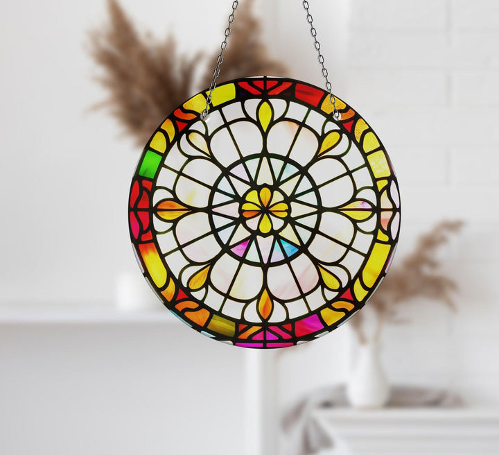 Stained Design Suncatcher Decor Transform Windows with Suncatchers | Myphotostation
