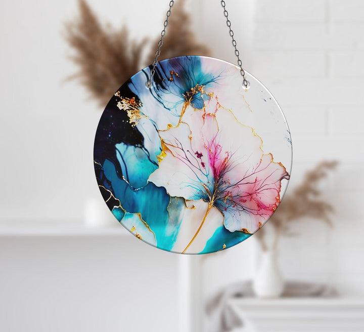 Marble Flower Suncatcher Transform Windows with Suncatchers | Myphotostation
