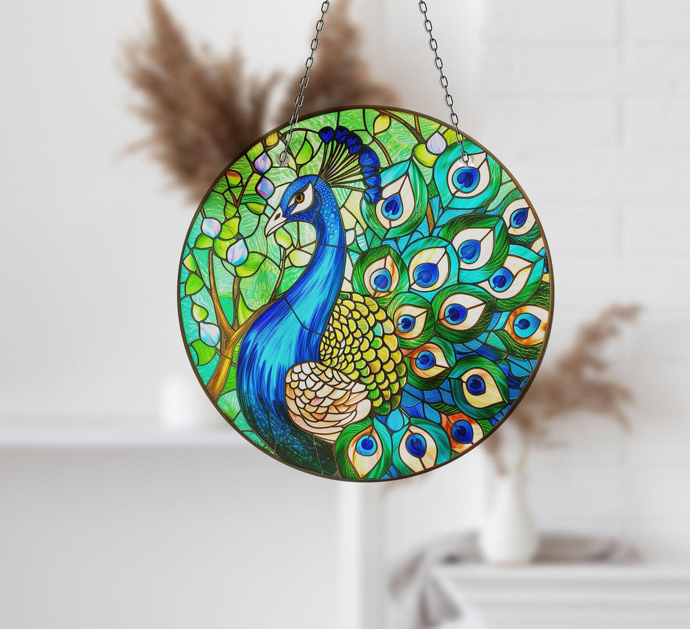 Sparrowhawk Suncatcher Decor Durable Tempered Glass | Myphotostation
