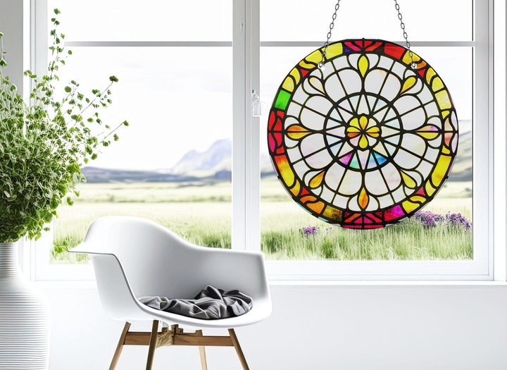 Stained Design Suncatcher Decor Beautiful Home Decor | Myphotostation
