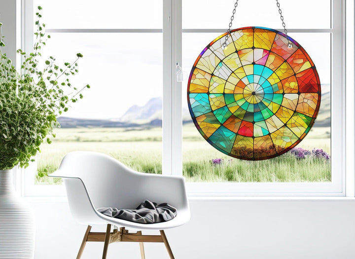 Colored Stained Decor Suncatcher Stained Glass Suncatchers | Myphotostation
